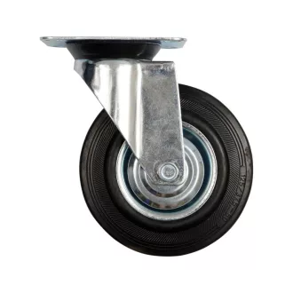 VOREL Industrierad-Schwenkgabel 75 mm 75 kg