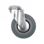 VOREL Industrierad-Schwenkgabel 100 mm 45 kg