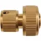 FLO Schnellverbinder Kupfer mit 3/4" Stopper