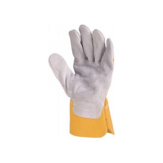   Arbeitshandschuhe (1155) 10 dickes Rindsleder, mit starkem Canvas, für starke Beanspruchung