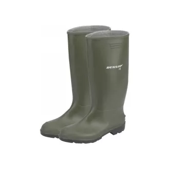   DUNLOP Gummistiefel, säure-alkalibeständig, grün Größe 47