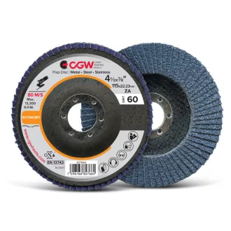 CAMEL Fächerschleifscheibe 115 mm / P60 Edelstahl (827664)