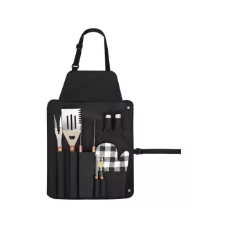 Grillschürze + 8-teiliges Grillset