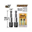 INGCO Bit-Halter 60 mm 1/4" Schnellspannsystem