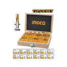 INGCO Oberfräser-Set 12-teilig 6 mm
