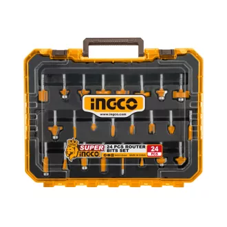 INGCO Oberfräser-Set 24-teilig 6 mm