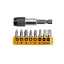 INGCO Bit-Set 25 mm 9-teilig S2