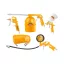 INGCO Pneumatisches Blas- und Pistolen-Set, 5-teilig