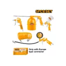 INGCO Pneumatisches Blas- und Pistolen-Set, 5-teilig