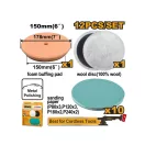 INGCO Klett-Polierscheiben-Set 12-teilig