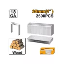 INGCO Tackerklammern 25 mm (2500 Stück)