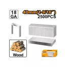 INGCO Tackerklammern 40 mm (2500 Stück)