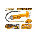 INGCO Akku-Betonverdichter Rüttelflasche 1,2 m 20 V (1 x 2,0 Ah Akku + Ladegerät)