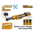 INGCO Akku-Schlagschrauber 3/8" 65 Nm bürstenlos 20 V (ohne Akku und Ladegerät)