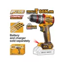 INGCO Akku-Schlagbohrschrauber 66 Nm bürstenlos 20 V (ohne Akku und Ladegerät)