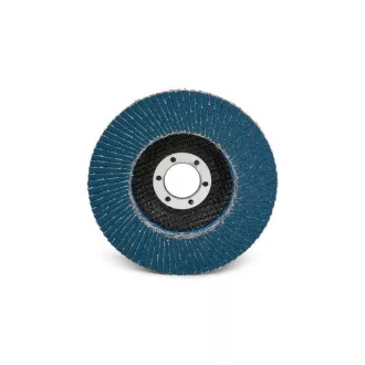   GERMAFLEX Fächerschleifscheibe flach 125 x 22,2 mm / P80 Inox