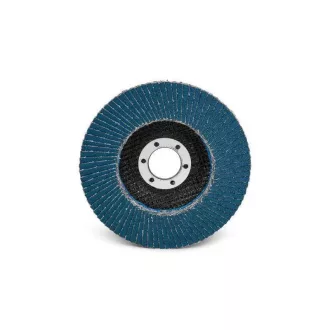   GERMAFLEX Lamellenschleifscheibe konisch 125 x 22,2 mm / P40 inox