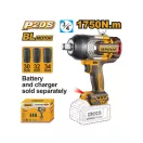 INGCO Akku-Schlagschrauber 3/4" 1750 Nm bürstenlos 20 V (ohne Akku und Ladegerät)