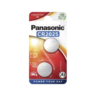 PANASONIC CR2025 Lithium-Knopfzelle 3 V (2 Stück)