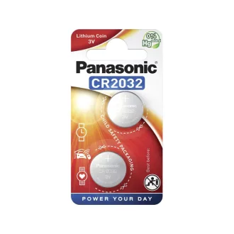 PANASONIC CR2032 Lithium-Knopfzelle 3 V (2 Stück)
