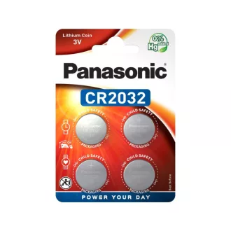 PANASONIC CR2032 Lithium-Knopfzelle 3 V (4 Stück)