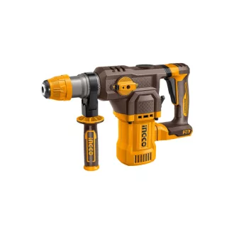   INGCO Akku-Kombihammer 4,5 J SDS-Plus bürstenlos 20 V (2 x 5,0 Ah Akku + Ladegerät)