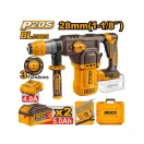 INGCO Akku-Kombihammer 4,5 J SDS-Plus bürstenlos 20 V (2 x 5,0 Ah Akku + Ladegerät)