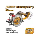 INGCO Akku-Kreissäge 140 mm bürstenloser 20 V (ohne Akku und Ladegerät)