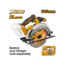 INGCO Akku-Kreissäge 185 mm bürstenlos 20 V (ohne Akku und Ladegerät)