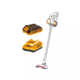   INGCO Akku-Staubsauger 0,8 l 20 V (1 x 2,0 Ah Akku + Ladegerät)