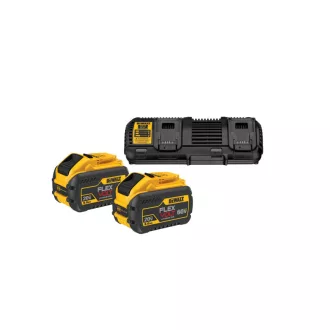   DEWALT FlexVolt Akku- und Doppelladegerät-Set 18 V (2 x 9 Ah-Akkus) DCB132 x 2