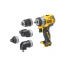 DEWALT Akku-Bohrschrauber mit Wechselkopf 12 V (ohne Akku + Ladegerät, TSTAK) DCD703NT