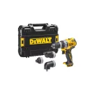 DEWALT Akku-Bohrschrauber mit Wechselkopf 12 V (ohne Akku + Ladegerät, TSTAK) DCD703NT
