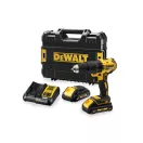 DEWALT Akku-Schlagbohrschrauber 18 V ohne Kohlebürste (2 x 3,0 Ah Akku + Ladegerät + TSTAK) DCD778L2T