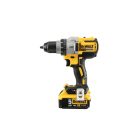 DEWALT Akku-Bohrschrauber 18 V ohne Kohlebürste (2 x 5,0 Ah Akku + Ladegerät) DCD991P2