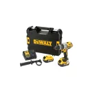 DEWALT Akku-Schlagbohrschrauber 18 V ohne Kohlebürste (2 x 5,0 Ah Akku + Ladegerät) DCD996P2