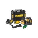 DEWALT Akku-Kreuzlinienlaser 12-18 V (grün) (1 x 2,0 Ah Akku + Ladegerät) DCE088D1G18