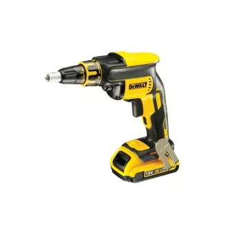   DEWALT Akku-Gipskartonschrauber + Magazin 18 V ohne Kohlebürste (2 x 5,0 Ah+Ladegerät+TSTAK) DCF62