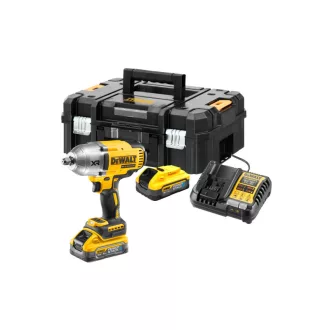   DEWALT Akkubetriebener Schlagschrauber 18 V bürstenlos 1/2" 1396/1898 Nm (2 x 5,0 Ah Akku+Ladegerät+TSTAK)