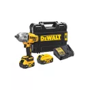 DEWALT Akku-Schlagschrauber 18 V ohne Kohlebürste 1/2" 1396/1898 Nm (2 x 5,0 Ah Akku + Ladegerät + TST