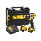DEWALT Akku-Schlagschrauber 12 V ohne Kohlebürste (2 x 5,0 Ah Akku + Ladegerät) DCF901P2