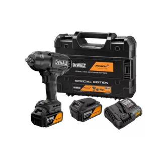   DEWALT/McLaren Akku-Schlagschrauber 1/2" 18 V (2 x 5,0 Ah Akku + Ladegerät + TSTAK) 1989 Nm