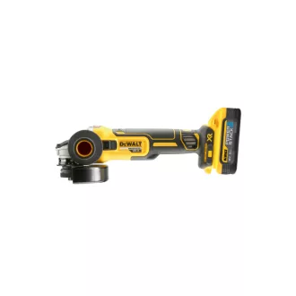   DEWALT Akku-Winkelschleifer 125 mm 18 V ohne Kohlebürste 125 mm (2 x 5,0 Ah Akkus + Ladegerät + TSTAK)