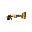 DEWALT Akku-Winkelschleifer 125 mm 18 V (2 x 5,0 Ah Power Stack Akku + Ladegerät + TSTAK)