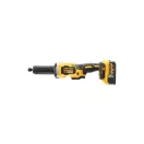 DEWALT Akku-Geradschleifer 18 V ohne Kohlebürste (2 x 5,0 Ah Akkus + Ladegerät) DCG426P2