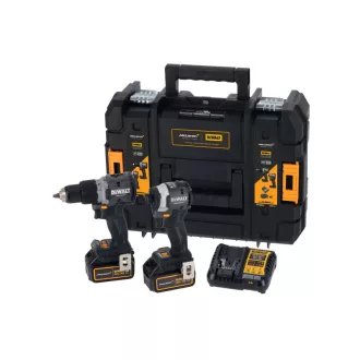   DEWALT/McLaren Akku-Powerpack 18 V (DCD85M + DCF85M + TSTAK + 2 x 5,0 Ah Akku + Ladegerät)