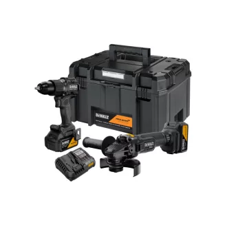   DEWALT/McLaren Akku-Power-Set 18 V (DCD81M + DCG45M + TSTAK + 2 x 5,0 Ah Akku + Ladegerät)
