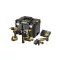 DEWALT Akku-Power-Set 18 V (DCH172 + DCG405 + DCD800 + 2 x 5,0 Ah Akku + Ladegerät + TSTAK)