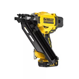   DEWALT Akku-Konstruktionsnagler 34° 18 V (2 x 5,0 Ah Akku + Ladegerät) im Koffer