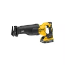 DEWALT Akku-Säbelsäge 18 V (2 x 5,0 Ah PowerStack Akku + Ladegerät) im TSTAK Koffer